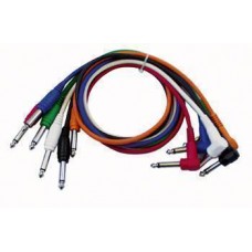 Mono Patch Cable 30 cm  - Straight and Hooked Plug